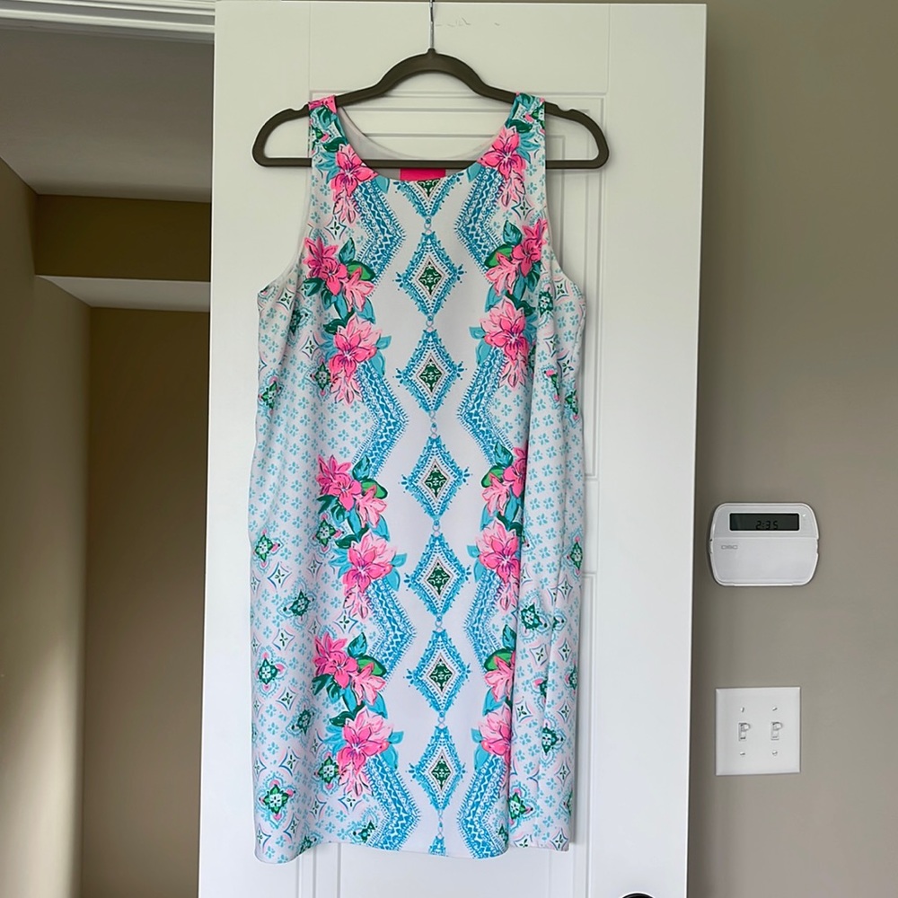 Lilly Pulitzer Jackie Shift Dress, Size Medium, Excellent Used Condition